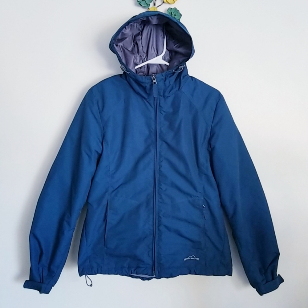 Eddie Bauer Fleece Lined Windbreaker | Size Small